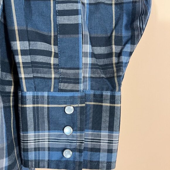 Ely Cattleman Big Man Long Sleeve Plaid Shirt - Picture 3 of 8